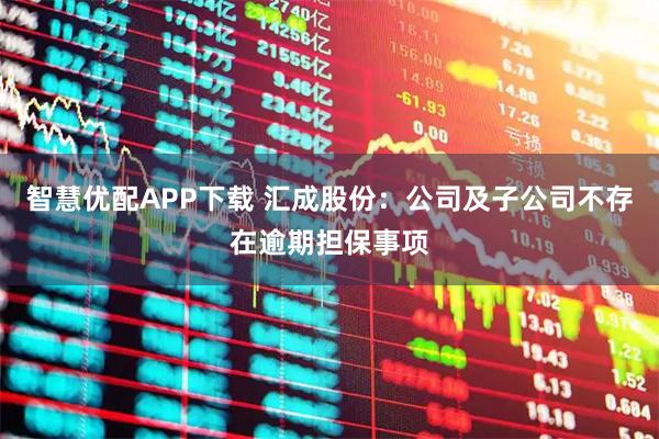 智慧优配APP下载 汇成股份：公司及子公司不存在逾期担保事项